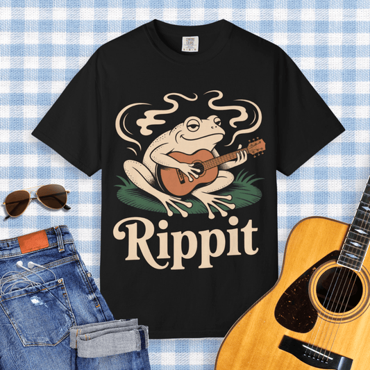 Rippit Frog Guitar T-shirt