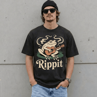 Rippit Frog Guitar T-shirt