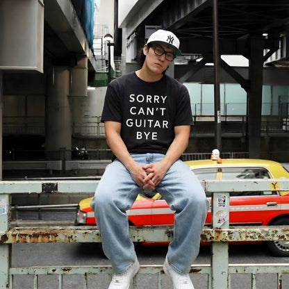 Sorry Can't Guitar Bye T-shirt