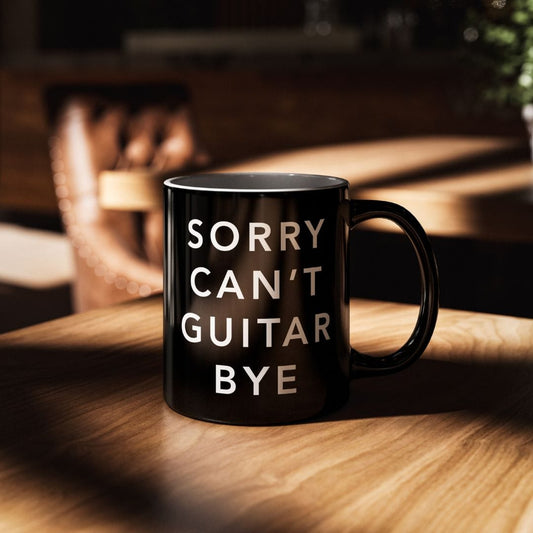 Sorry Can't Guitar Bye 11oz Mug