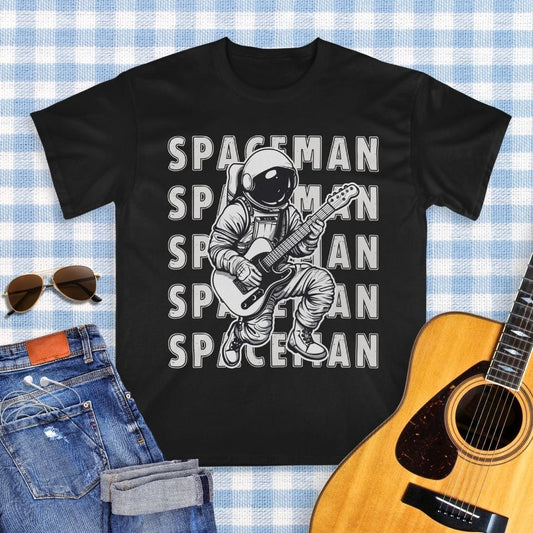 Spaceman Guitar Player T-shirt
