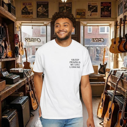 Sweep Picking Is My Love Language Guitar T-shirt